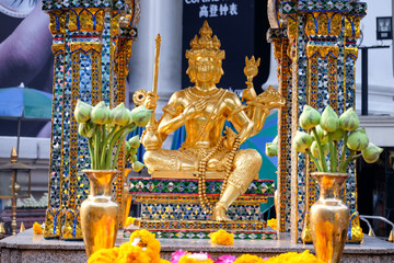 The Erawan Shrine in Bangkok