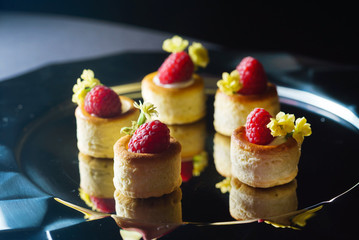 tarts with berries