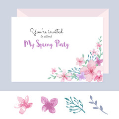 Wedding invitation card