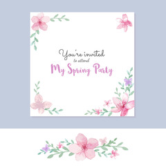 Wedding invitation card