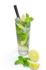 lime juice with mint