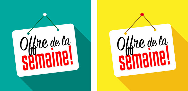 Offre de la semaine !