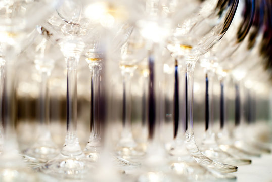 Champagne or wine glasses