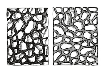 Stone wall texture. vector illustration