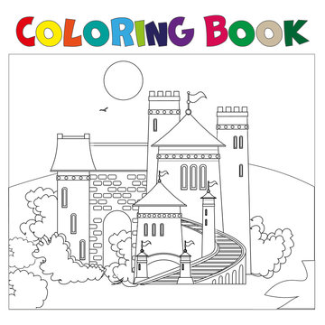 Coloring Book With Castle