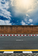 Laterite wall fence