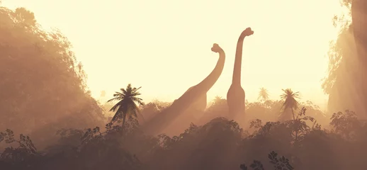 Tuinposter Brachiosaurus dinosaurs © Orlando Florin Rosu