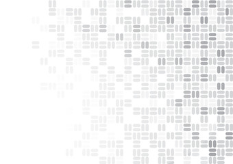 Grey rectangular on white background