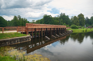Fototapeta premium Augustow Canal Poland, Belarus.