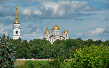 Fototapeta na wymiar View of Vladimir city, Russia.