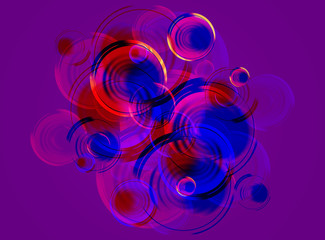 background of multi colour bubbles