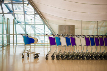 Carts at the Airport.