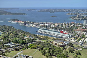 Fototapeta na wymiar Aerial View of Sydney, Australia