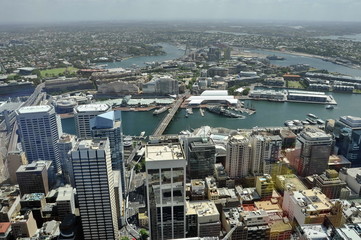 Obraz premium Widok z lotu ptaka z Sydney, Australia