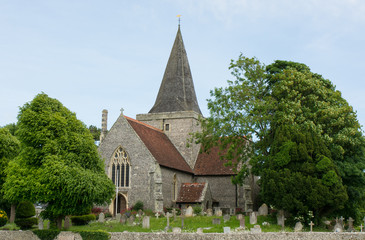 Fototapeta na wymiar St. Andrew's Church, Alfriston, Sussex, England