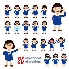 20 businesswoman characters