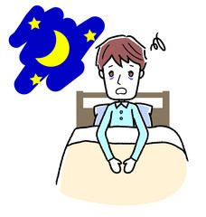 不眠症　睡眠不足