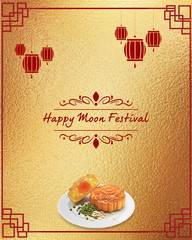 Happy moon festival 