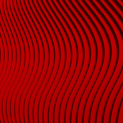 Shiny Red Wave Lines Pattern Background
