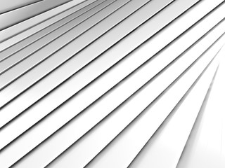 Obraz premium White stripe waves pattern futuristic background