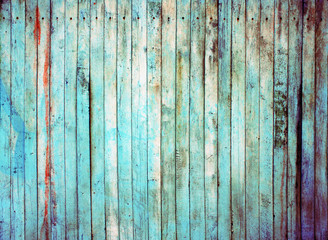 Fototapeta na wymiar Blue wood texture. background old panels.