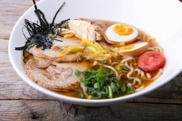 Japanese ramen soup