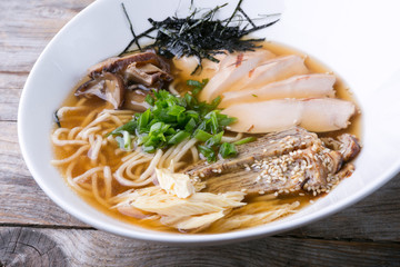 Japanese ramen soup