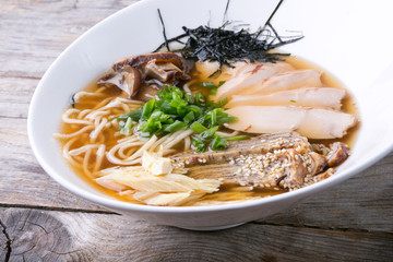 Japanese ramen soup