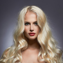 Fototapeta premium woman the shining healthy hair