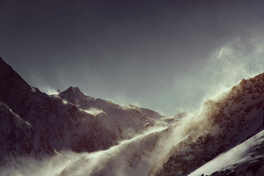 Schneesturm in S&ouml;lden