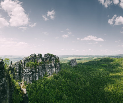 Schrammsteinaussicht in der S&auml;chsischen Schweiz