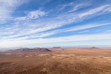 Fototapeta premium Desert Landscape Aerial View 