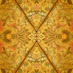 king of naga statue in Thai temple,snake thai art graphic in the temple,(The word naga means...