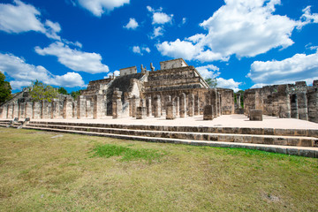 Naklejka premium Kukulkan Pyramid in Chichen Itza Site, Mexico