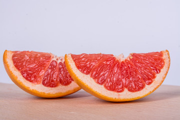 Fresh grapefruit slice