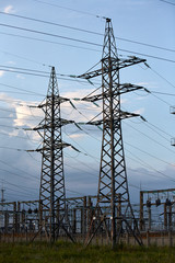 High voltage towers