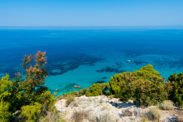Fototapeta na wymiar Aerial view of Ionian sea