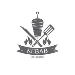 vector Kebab emblem