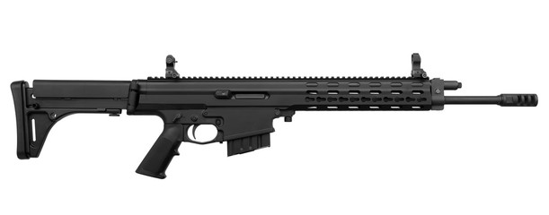 Gun rifle isolated on white