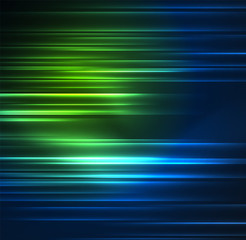 Glowing futuristic lines