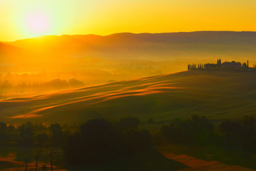 Tuscany is a beautiful, very photogenic landscape in central Italy