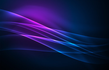Vector polar lights concept background
