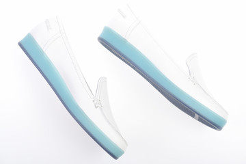 Sports footwear for women as casual lifestyle concept