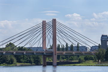 Fototapeta na wymiar Bridge over the Oder Wroclaw