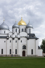 Fototapeta na wymiar Saint Sophia Cathedral in Novgorod, Russia