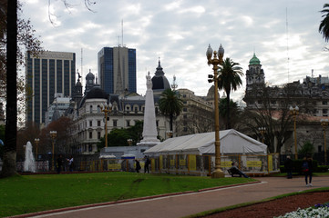 Fototapeta na wymiar Plaza de Mayo de Buenos Aires