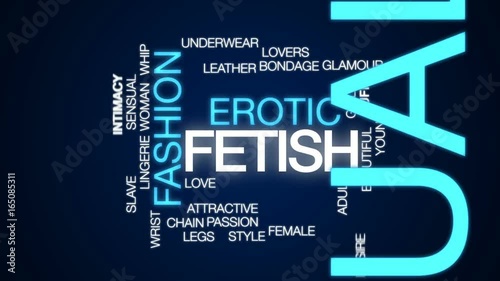 Fetish word cloud