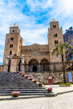 The Cathedral of Cefalù, Sicily, Italy.