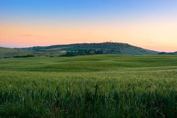 Beautiful summer landscape in Tuscany