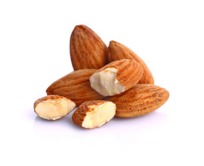 almond isolated on white background